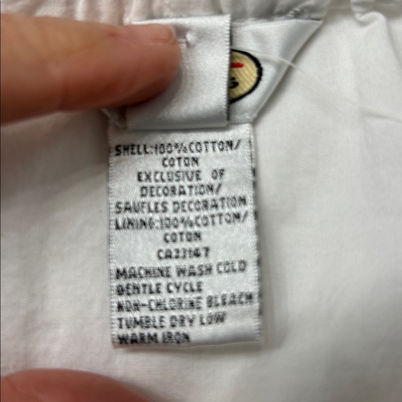 Talbots White Maxi Skirt, Eyelet,Cottage core, Size 6, Western Prairie Romantic - Picture 4 of 6